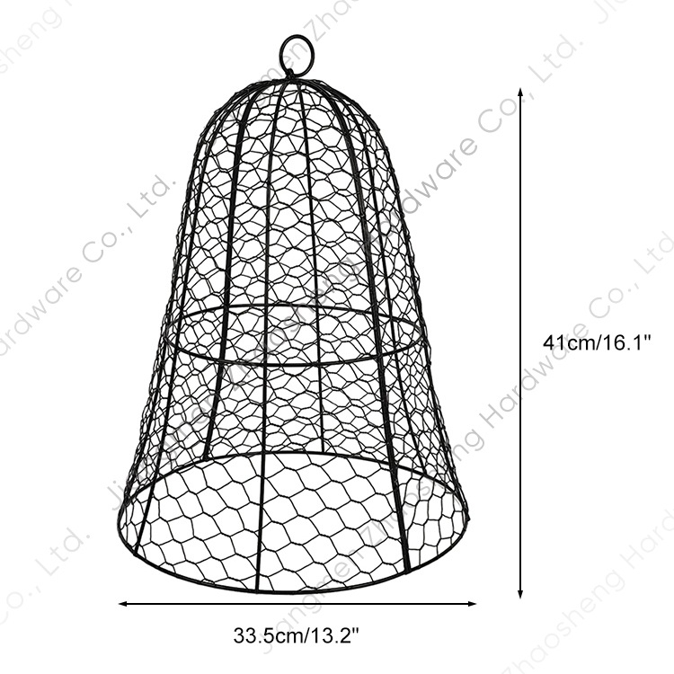 Железна телена градинска защита за растения – предпазва растения от вредители; Материал: железен прах; Марка: Zhao Sheng; Произход: Jiangmen