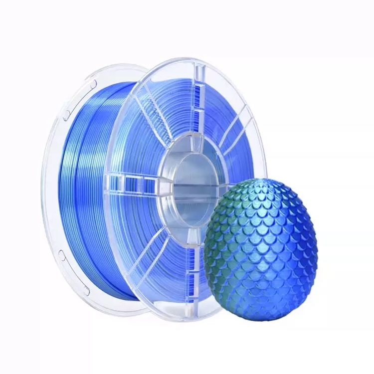 PLA нишка за 3D печат със Silk градиентен финиш, прецизност 0,011 mm