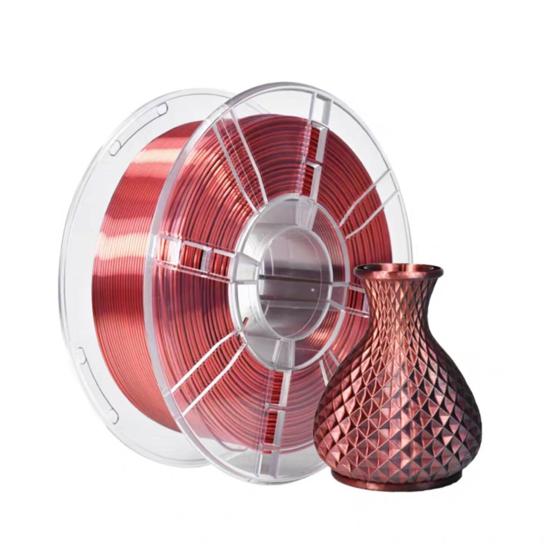 PLA нишка за 3D печат със Silk градиентен финиш, прецизност 0,011 mm