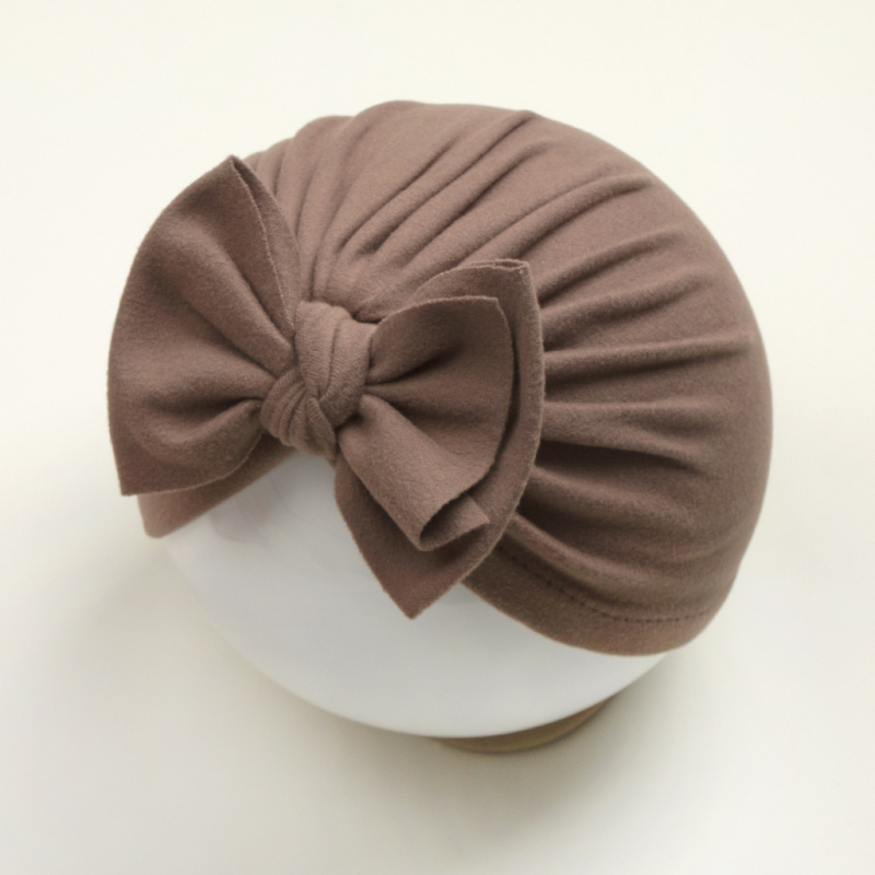 Пуловерна шапка с панделка, топла и дишаща, UV защита, ветроустойчива, за деца 0–2 години