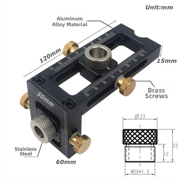 Δύο-σε-ένα διαγώνιο εργαλείο ανοίγματος επίπλων – διατρητική ξυλουργική φρέζα για οπές, Σειρά: Άλλο, Μη εισαγόμενο