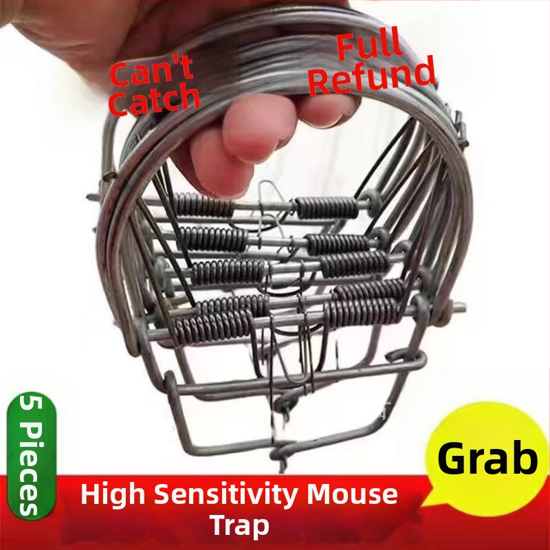 Капан за мишки – мощен вътрешен капан с клетъчна конструкция за домашна и професионална употреба (модел 4648, код Ceshhten, нетоксичен)