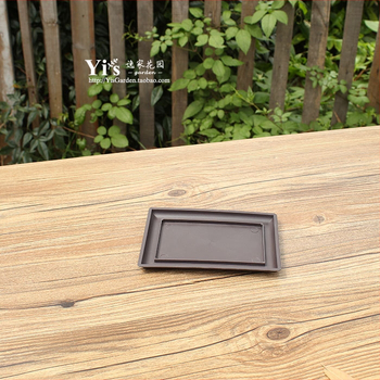 Κηπουρική γλάστρα για σουκλέντες, ορθογώνια ρηχή από ρητίνη, σετ δίσκου μεταφύτευσης και κάτω δίσκος για οικιακή χρήση