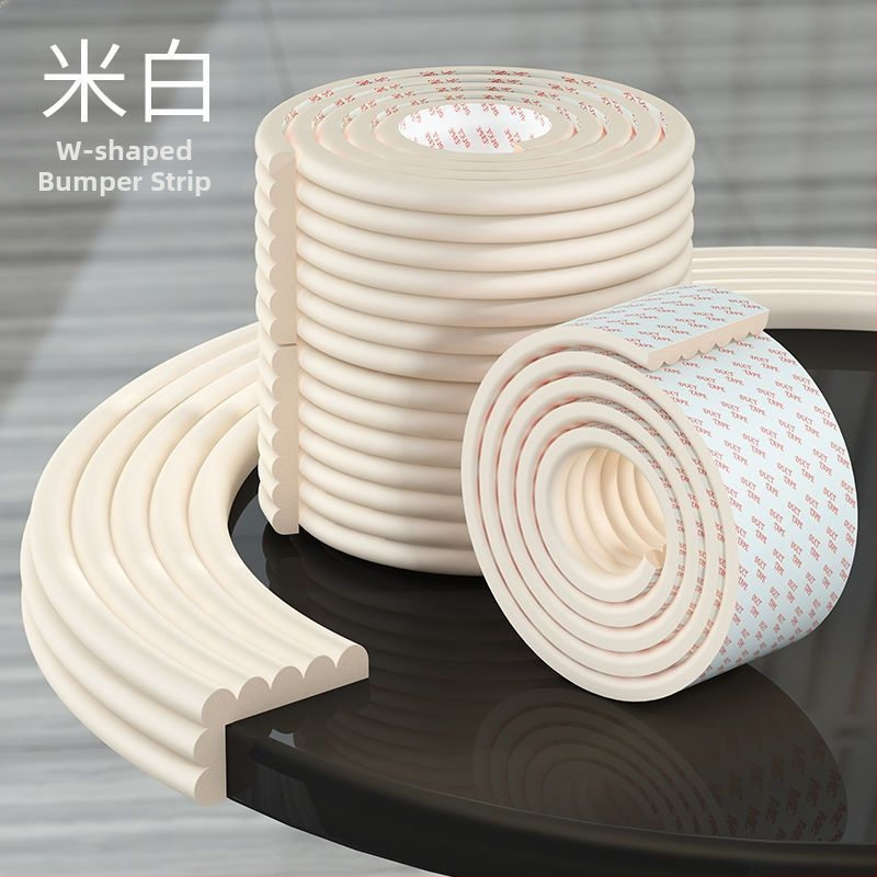 Παιδική λωρίδα προστασίας παραθύρου για περβάζι, παχύτερη και φαρδύτερη, με άκρη περιγράμματος και ζεστή επιφάνεια ποδιών