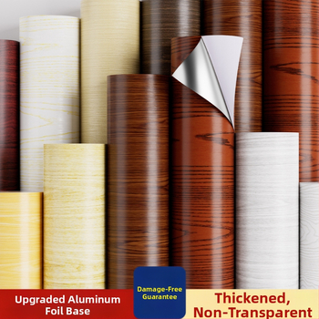 Αυτοκόλλητο τοίχου με φλοιό ξύλου, αδιάβροχο, κατάλληλο για σαλόνι και υπνοδωμάτιο, μοντέρνο μινιμαλιστικό στυλ, PVC υλικό