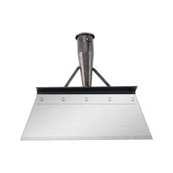 Sniego šluota iš mangano plieno su dantyta briauna – skirta sniego šalinimui, mėšlo tvarkymui ir buitinėms valymo darbams