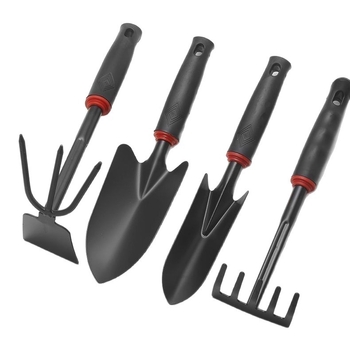 Kerti szerszámkészlet: vasból készült ásók, kis ásó, gereblye, kapálószerszám mezőgazdasági felhasználásra (Anyag: Vas; Márka: Consultation; Felhasználás: Mezőgazdaság)