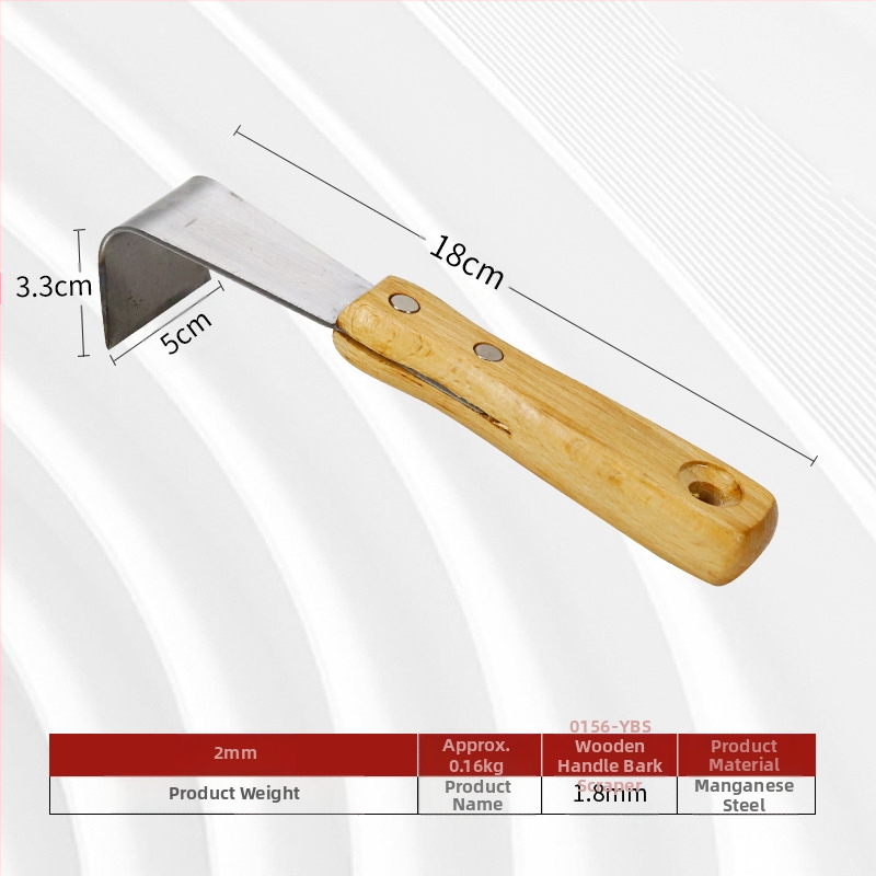 Kaltas plieno žievės šalinimo peilis vaismedžiams – rankinis sodo įrankis