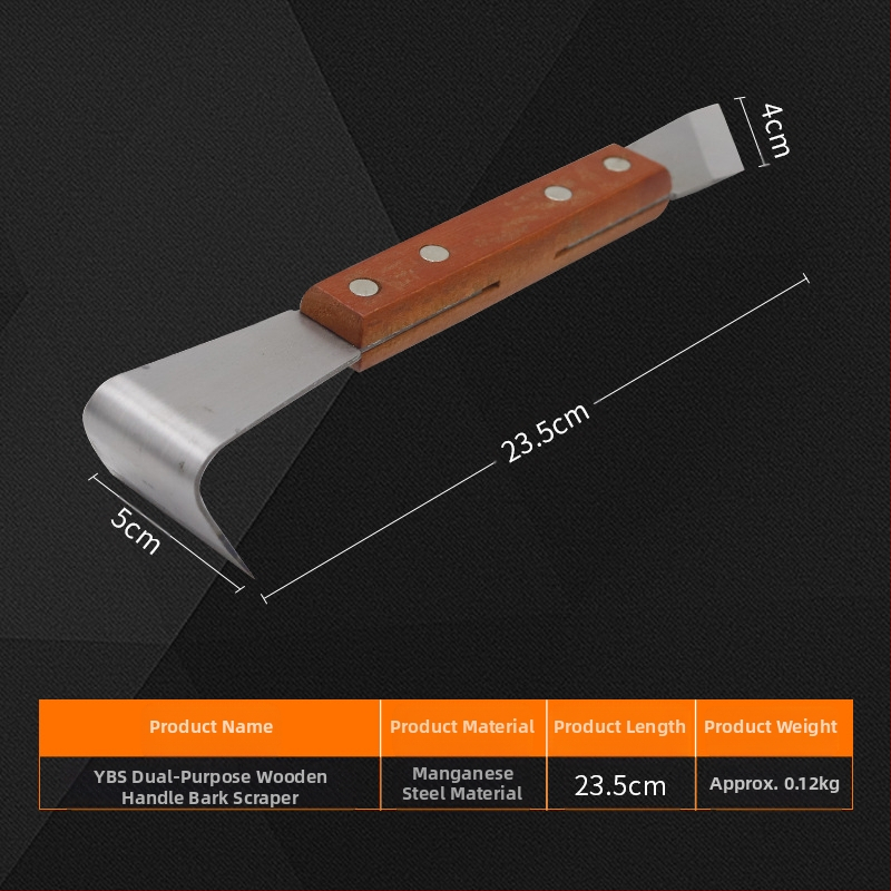 Kaltas plieno žievės šalinimo peilis vaismedžiams – rankinis sodo įrankis