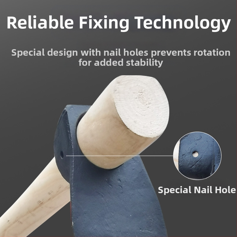 Градинарска мотика за плевене, култивиране на зеленчуци и разрохване на почвата — копане