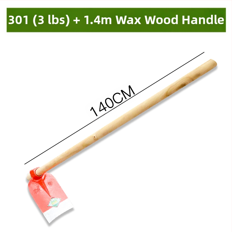 Sodo kaltas motyka plevelėms, daržovių augimui ir dirvos purninimui – kasimas ir purenimas