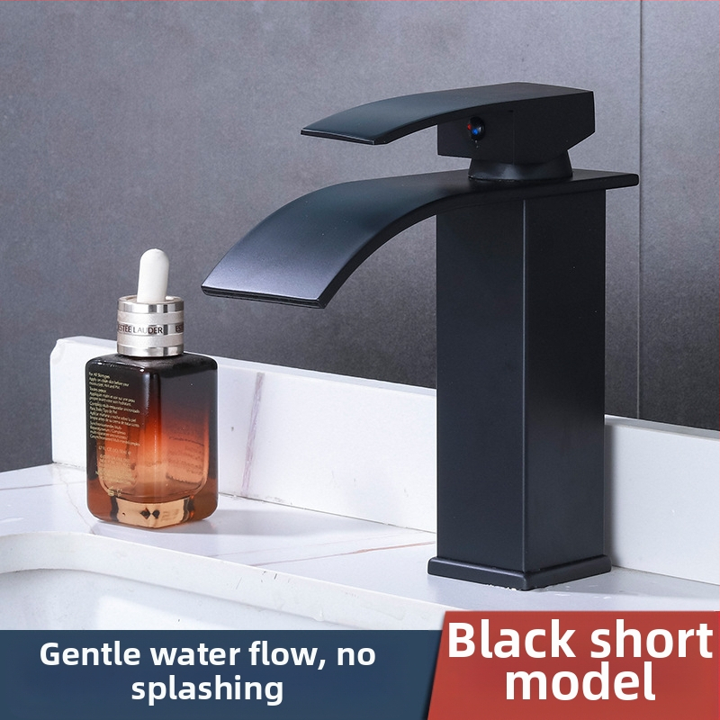 Maišymo praustuvo čiaupas, 304 nerūdijančio plieno, keraminis kasetinis vožtuvas, vieno skylės montavimas, 1/2`` įėjimas/išėjimas, darbinė temperatūra 0–90°C