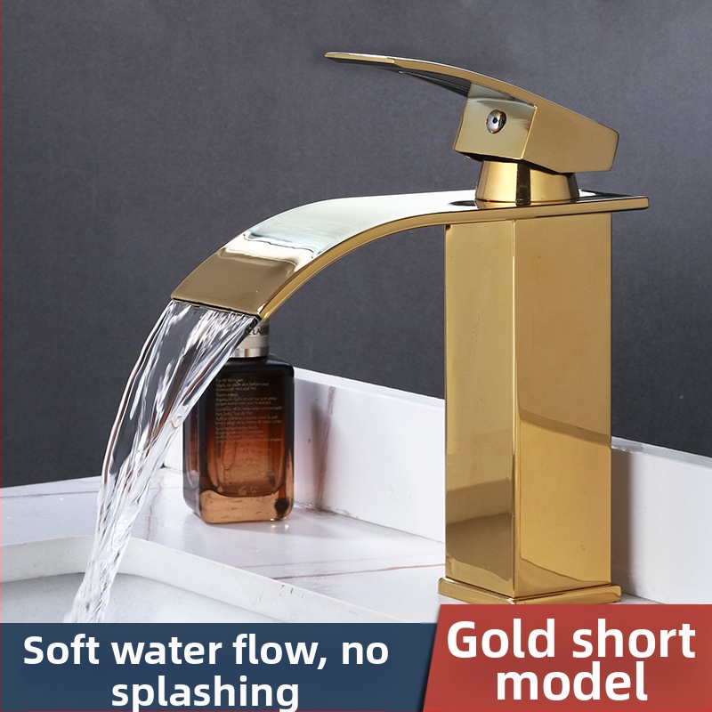 Maišymo praustuvo čiaupas, 304 nerūdijančio plieno, keraminis kasetinis vožtuvas, vieno skylės montavimas, 1/2`` įėjimas/išėjimas, darbinė temperatūra 0–90°C