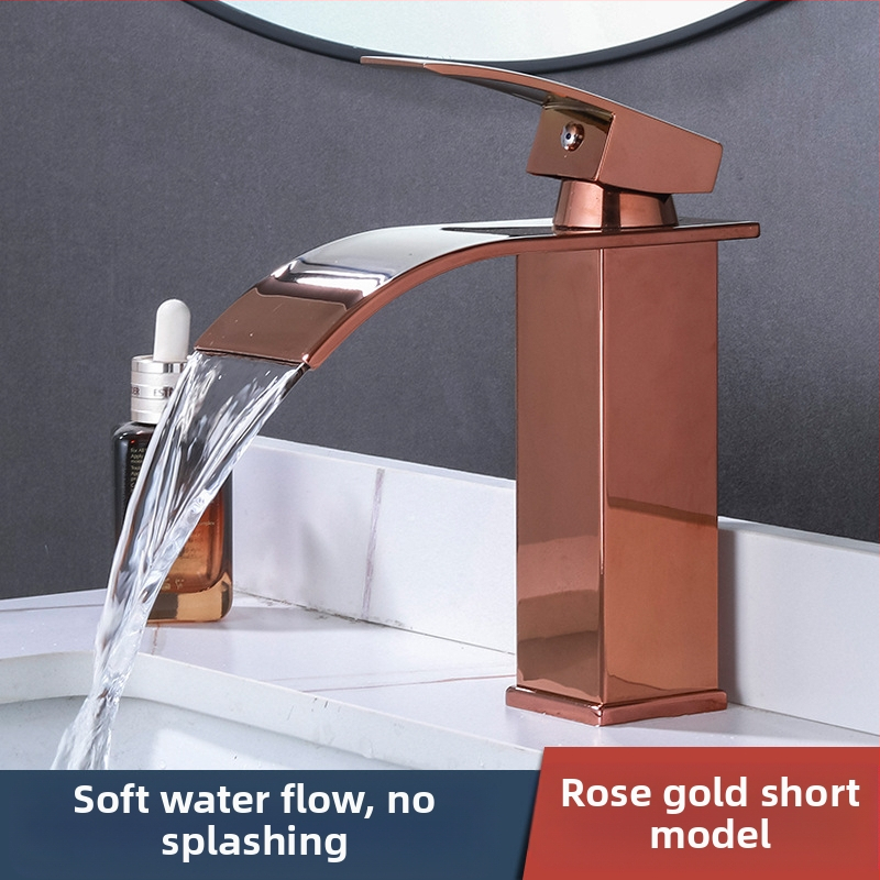 Maišymo praustuvo čiaupas, 304 nerūdijančio plieno, keraminis kasetinis vožtuvas, vieno skylės montavimas, 1/2`` įėjimas/išėjimas, darbinė temperatūra 0–90°C