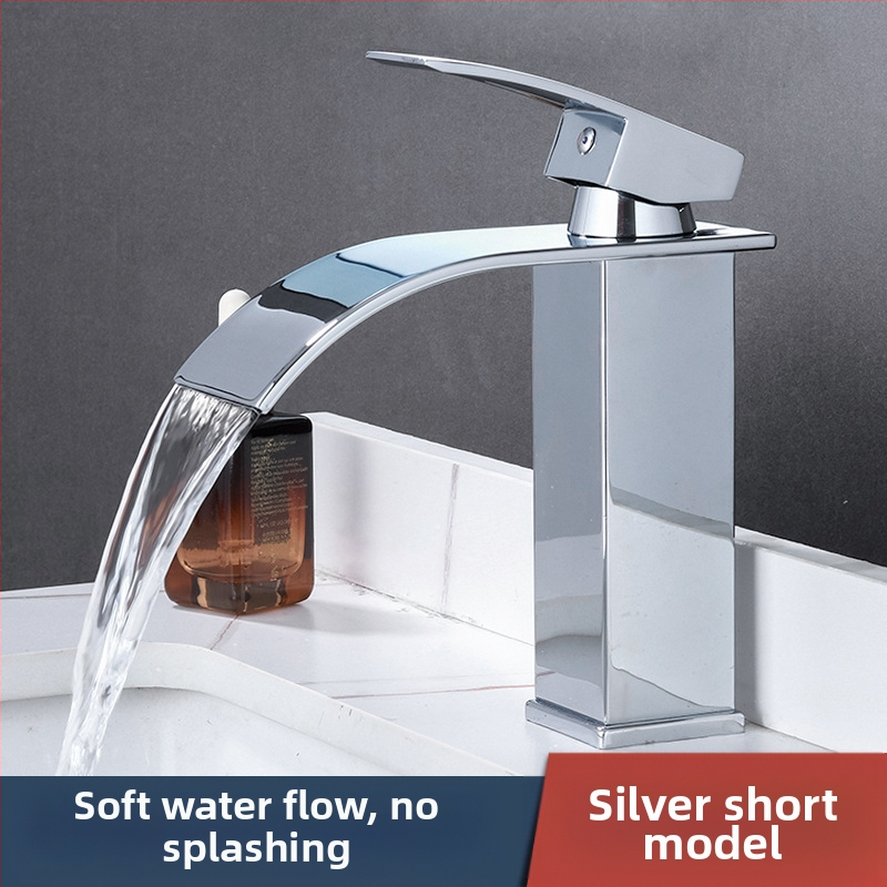 Maišymo praustuvo čiaupas, 304 nerūdijančio plieno, keraminis kasetinis vožtuvas, vieno skylės montavimas, 1/2`` įėjimas/išėjimas, darbinė temperatūra 0–90°C