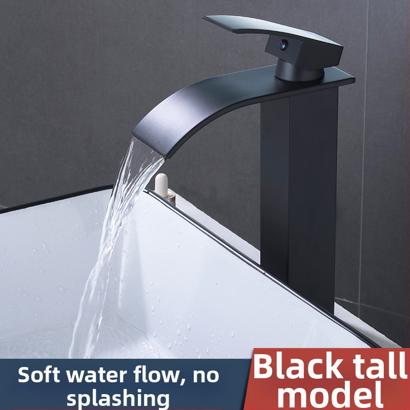 Maišymo praustuvo čiaupas, 304 nerūdijančio plieno, keraminis kasetinis vožtuvas, vieno skylės montavimas, 1/2`` įėjimas/išėjimas, darbinė temperatūra 0–90°C