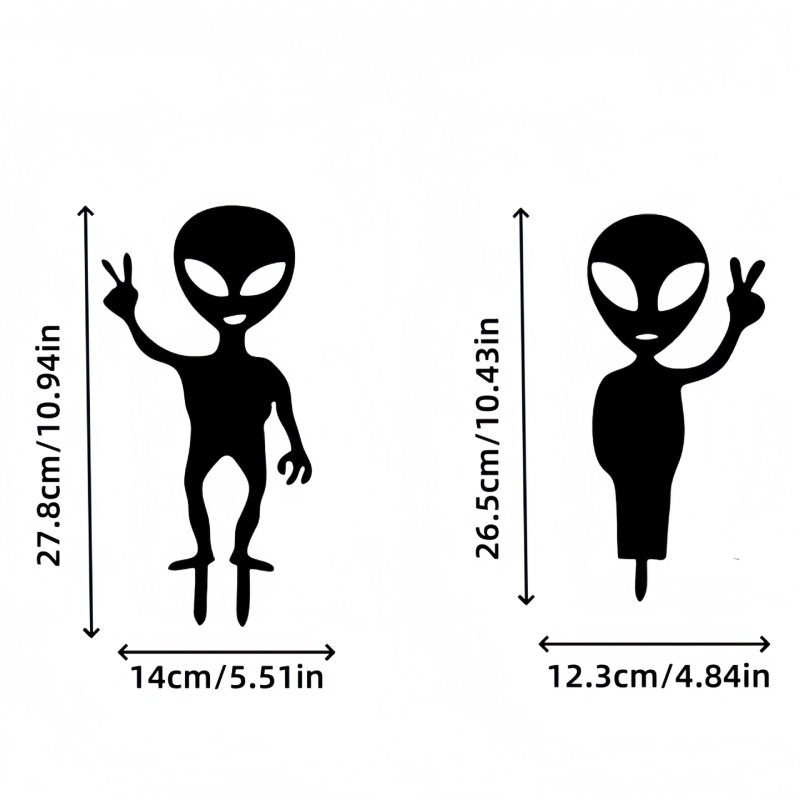 Geometriai alakú fém kertdekoráció Halloween témával: szellem, zombie és boszorkány