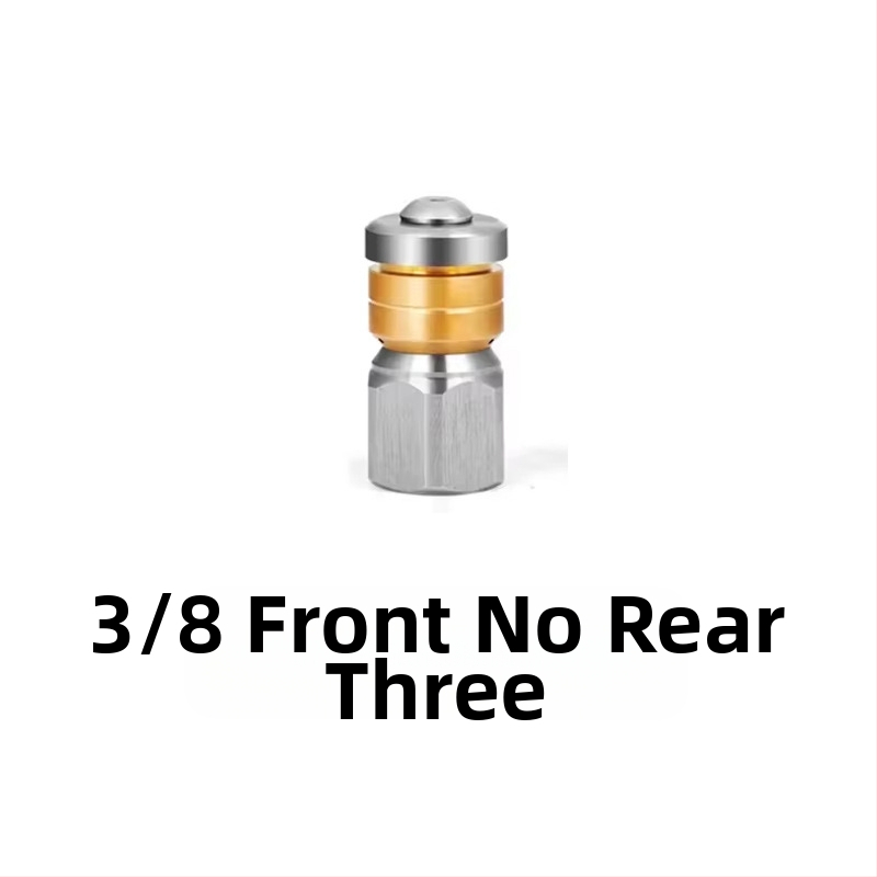 Nerūdijančio plieno aukšto slėgio purkštuvu kanalų valymui su 1/4 colio jungtimi ir 3/8 colio greita jungtimi, Independent prekės ženklas