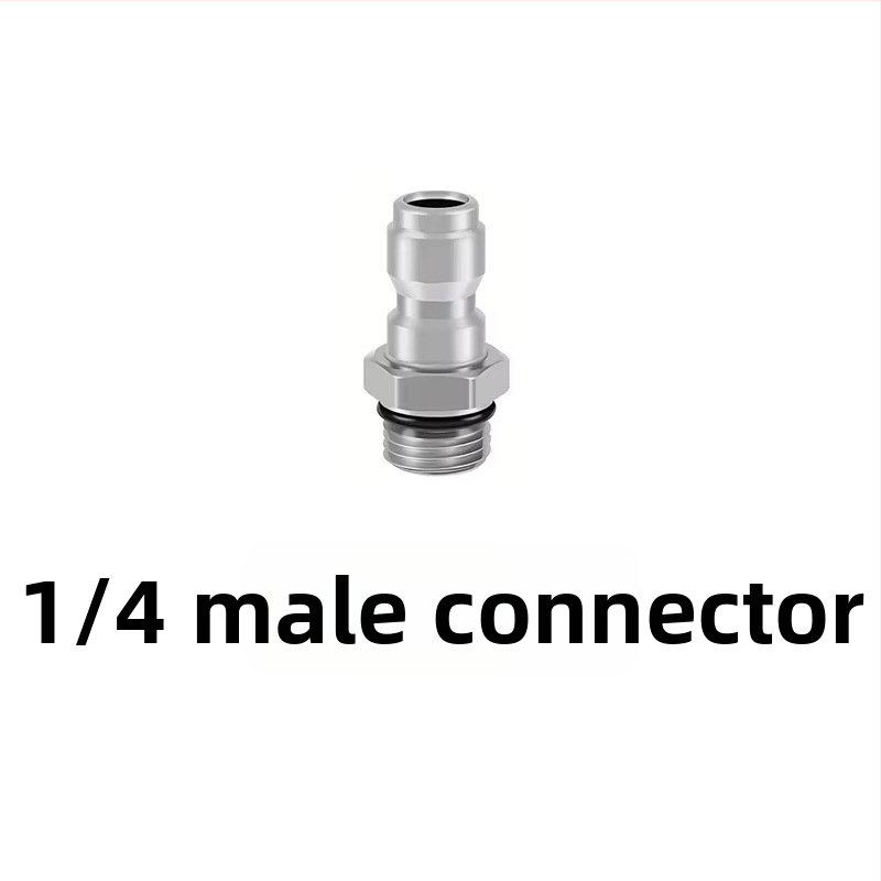 Nerūdijančio plieno aukšto slėgio purkštuvu kanalų valymui su 1/4 colio jungtimi ir 3/8 colio greita jungtimi, Independent prekės ženklas