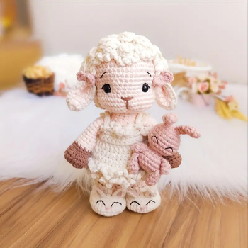 Σετ κλωστής για κροσέ κούκλες από ακρυλικό νήμα (semi-worsted, roving) – DIY με αγγλικό βίντεο οδηγό