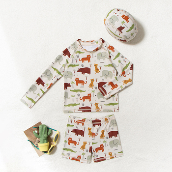 Παιδικό μαγιό αγοριών, με προστασία από τον ήλιο, γρήγορο στέγνωμα, 82% πολυεστέρας, επένδυση πολυεστέρας