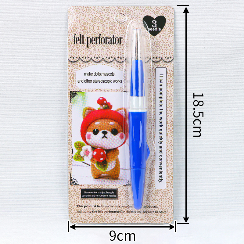 Комплект игли за филцване, триглави игли за бодене, DIY инструмент за занаяти, 3 комплекта игли