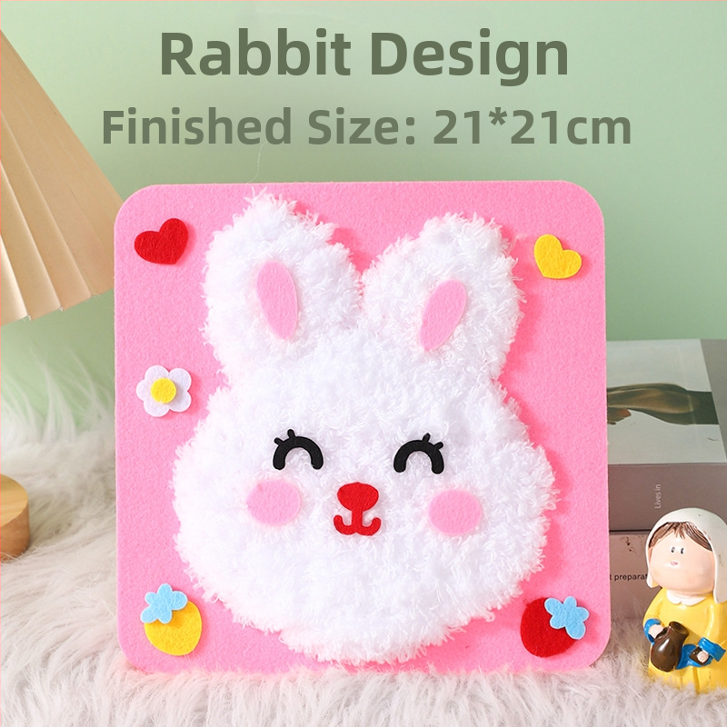 Rankų darbo DIY siuvimo rinkinys vaikams – audinys, animacinės mergaitės tema, edukacinis žaislas, amžius 4–6 metai