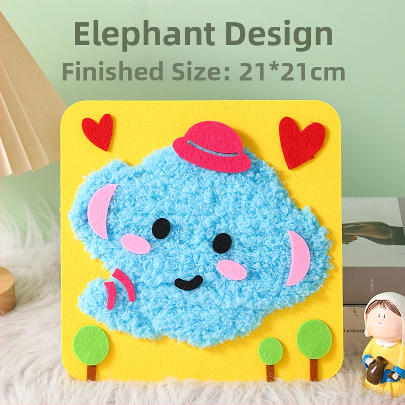 Rankų darbo DIY siuvimo rinkinys vaikams – audinys, animacinės mergaitės tema, edukacinis žaislas, amžius 4–6 metai