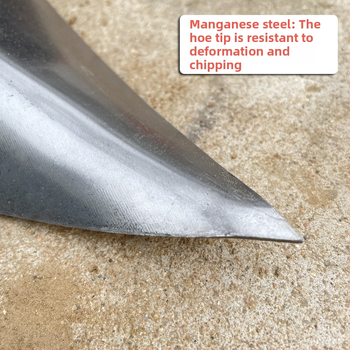Reguliuojama trikampė daržo kastuvė kanalo klojimui, kasimui, griovių formavimui ir dirvožemio atpalaidavimui – daugiafunkcis sodo įrankis su aštria paukščio snapo galva