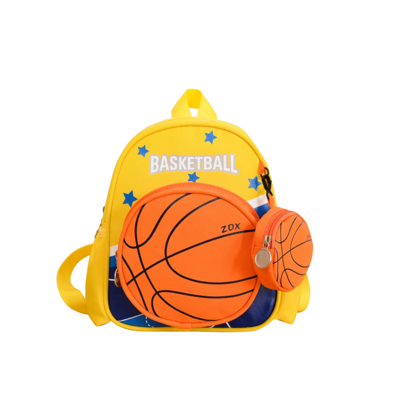 Bērnu dārziņa mugursoma – viegla un izturīga; Oxford audums; poliestera oderes iekšpuse; drukas dizains; izliekta plecu siksna