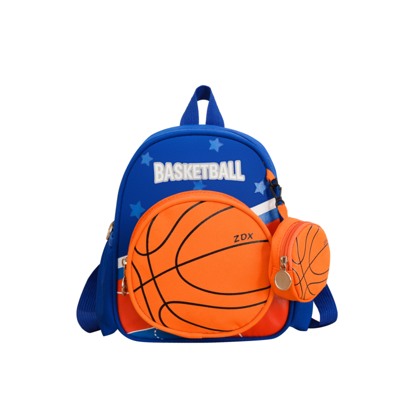 Bērnu dārziņa mugursoma – viegla un izturīga; Oxford audums; poliestera oderes iekšpuse; drukas dizains; izliekta plecu siksna