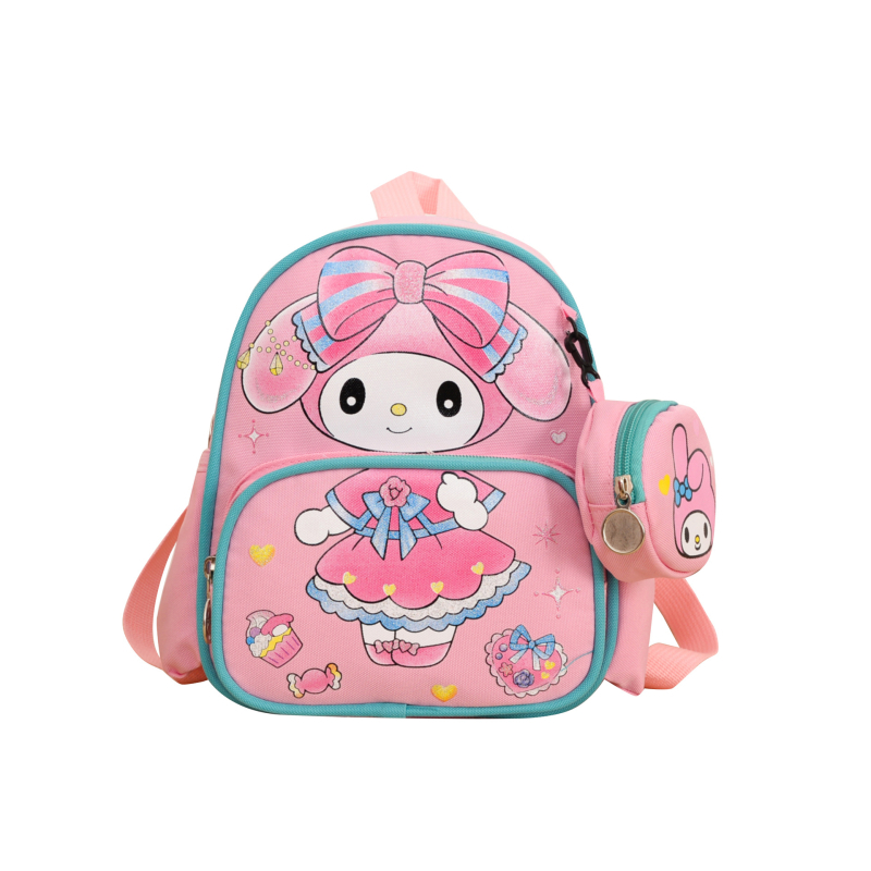 Bērnu dārziņa mugursoma – viegla un izturīga; Oxford audums; poliestera oderes iekšpuse; drukas dizains; izliekta plecu siksna