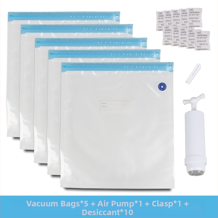 3D печат на консумативи: вакуумна торба с ръчно/автоматично извличане на въздуха за запечатано компресирано съхранение на материали