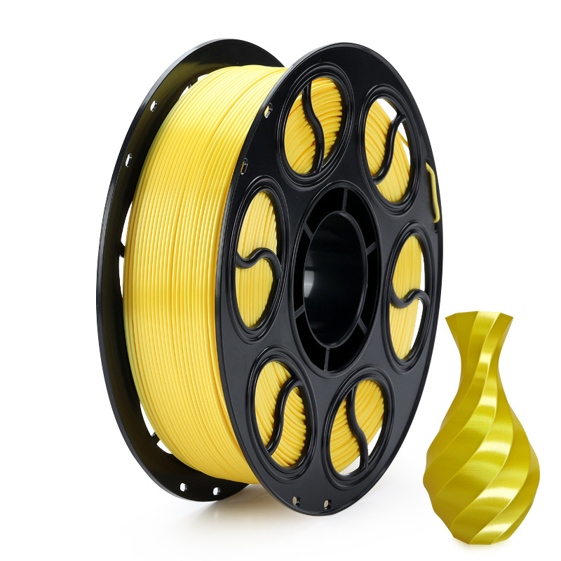 PLA копринена нишка за 3D печат — кръгло сечение, дископодобен вид, плътност 1.26-1.40 g/cm3