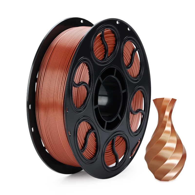 PLA копринена нишка за 3D печат — кръгло сечение, дископодобен вид, плътност 1.26-1.40 g/cm3