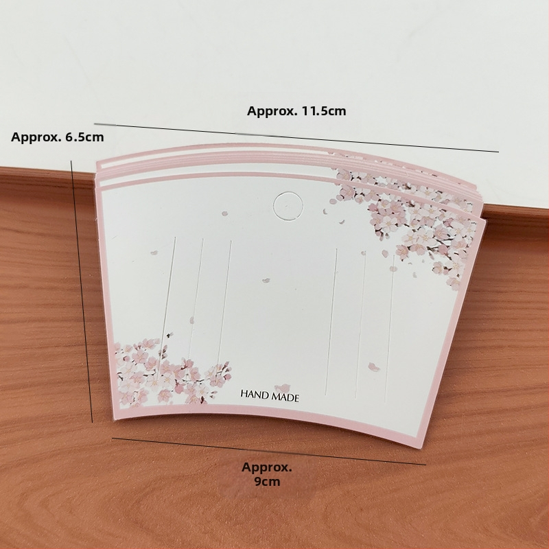 DIY бижутерски аксесоари от хартия - декоративни карти за опаковка с печат, модел Kazhi, лято 2025