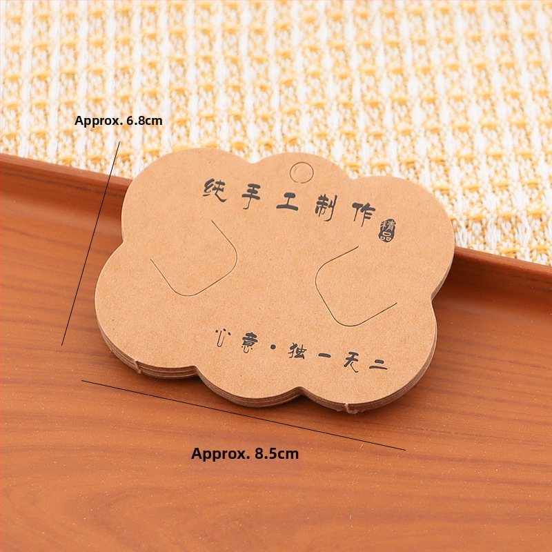 DIY бижутерски аксесоари от хартия - декоративни карти за опаковка с печат, модел Kazhi, лято 2025