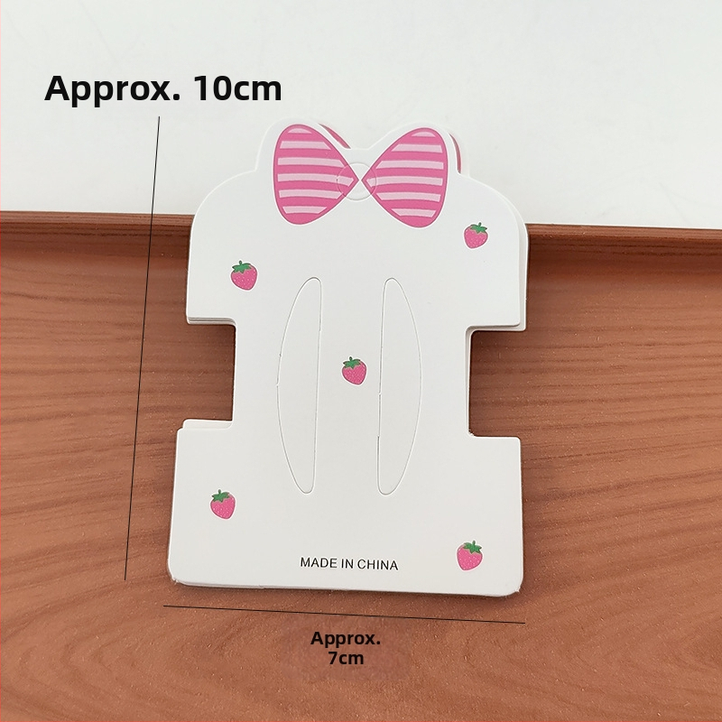 DIY бижутерски аксесоари от хартия - декоративни карти за опаковка с печат, модел Kazhi, лято 2025