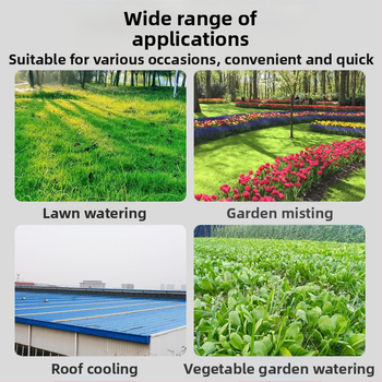 Σύστημα άρδευσης γκαζόν με αυτόματο ψεκασμό και μικροψεκαστήρα, σωλήνας νερού; Εισαγωγή: Όχι