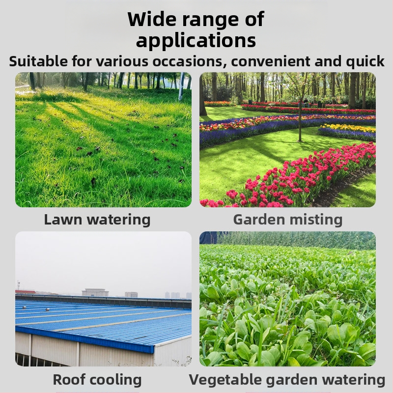 Σύστημα άρδευσης γκαζόν με αυτόματο ψεκασμό και μικροψεκαστήρα, σωλήνας νερού; Εισαγωγή: Όχι