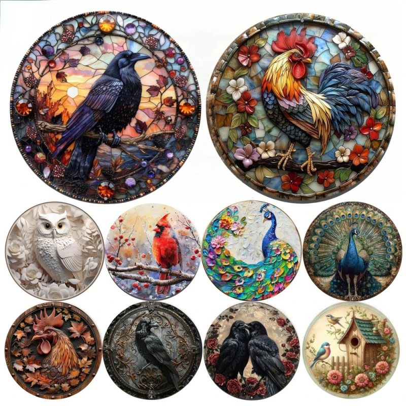 Εκτυπωμένο κρεμαστό διακοσμητικό τοίχου από κράμα αλουμινίου, με θέμα νεκρή φύση, προσαρμοσμένος σχεδιασμός, χωρίς πλαίσιο