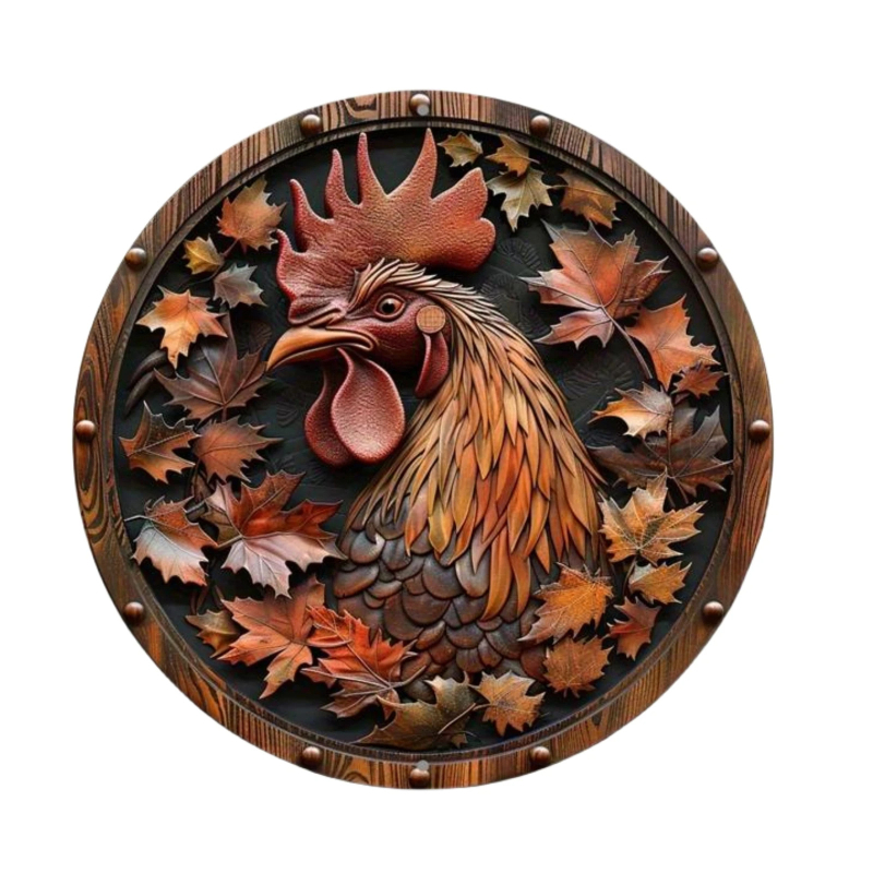 Εκτυπωμένο κρεμαστό διακοσμητικό τοίχου από κράμα αλουμινίου, με θέμα νεκρή φύση, προσαρμοσμένος σχεδιασμός, χωρίς πλαίσιο