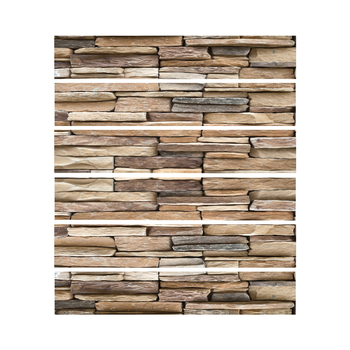 Αυτοκόλλητα τοίχου για σκάλες με σχέδιο τούβλου, PVC, αδιάβροχα, ανθεκτικά σε λεκέδες, 6 τεμάχια