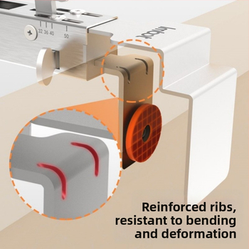 Κλιπ στερέωσης πάνελ για συρτάρι με καμπύλη επιφάνειας - άγνωστο κράμα