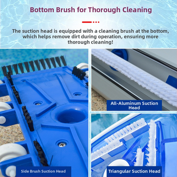 Κεφαλή αναρρόφησης πισίνας από κράμα αλουμινίου για φουσκωτές πισίνες