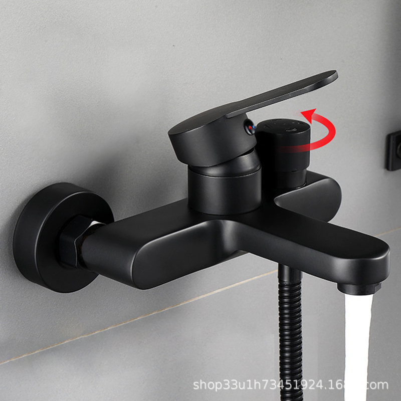 Vonios kambario trijų krypčių maišytuvo su šoniniu atidarymu, vario lydinio korpusas, keraminių diskinių vožtuvų, modelis 8889, sieninis montavimas