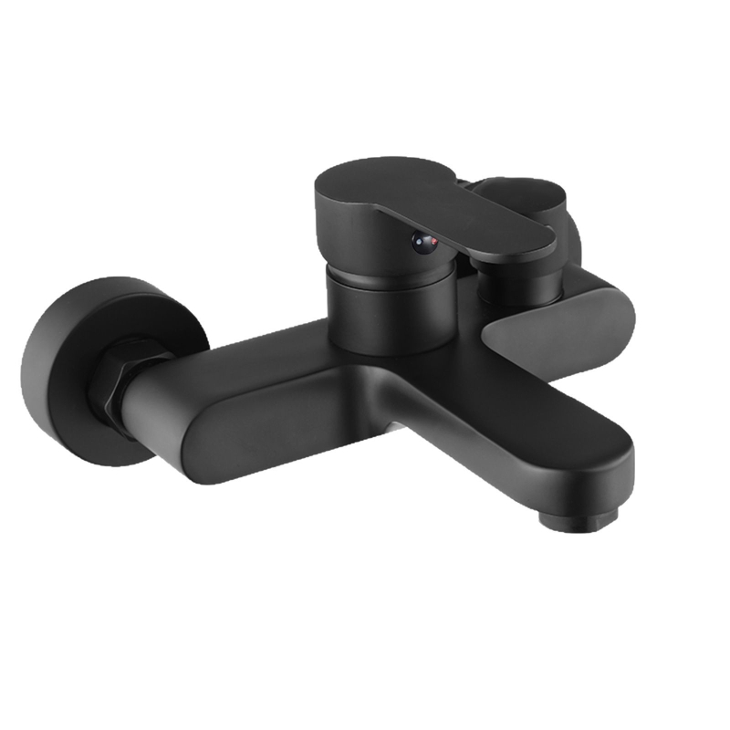 Vonios kambario trijų krypčių maišytuvo su šoniniu atidarymu, vario lydinio korpusas, keraminių diskinių vožtuvų, modelis 8889, sieninis montavimas