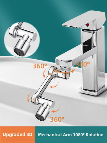 JXB-02 Mechaninis rankos išplėtėjas su pasukama daugiafunkcine jungtimi plautuvei, vieno prijungimo, CE sertifikatas