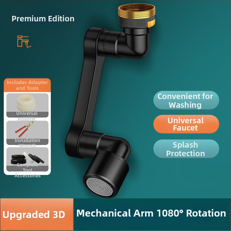 JXB-02 Mechaninis rankos išplėtėjas su pasukama daugiafunkcine jungtimi plautuvei, vieno prijungimo, CE sertifikatas