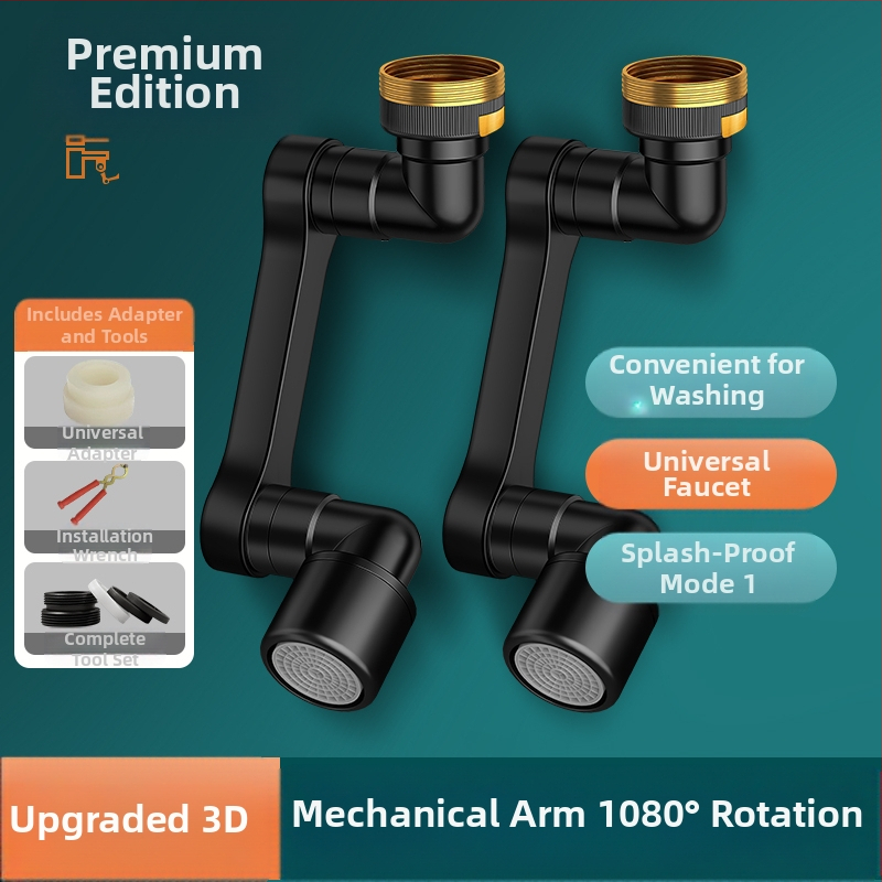 JXB-02 Mechaninis rankos išplėtėjas su pasukama daugiafunkcine jungtimi plautuvei, vieno prijungimo, CE sertifikatas